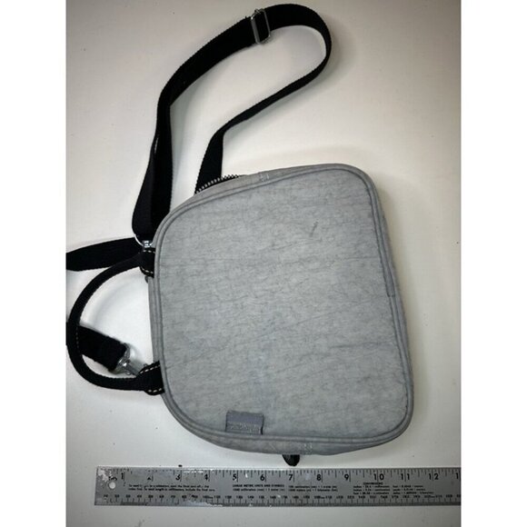 Kipling Small Gray Bag Pockets Logo Unisex Stitching - Picture 9 of 9